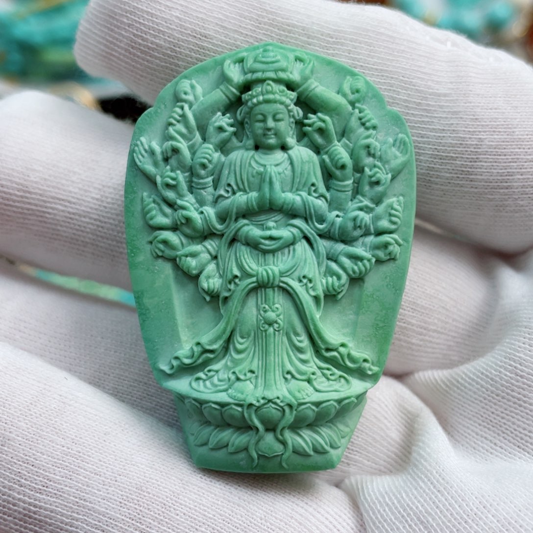 绿松石珠宝奇石未镶嵌