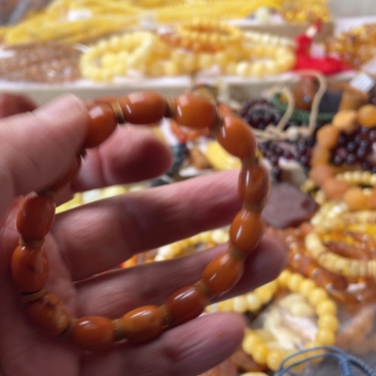 蜜蜡手串未镶嵌手串