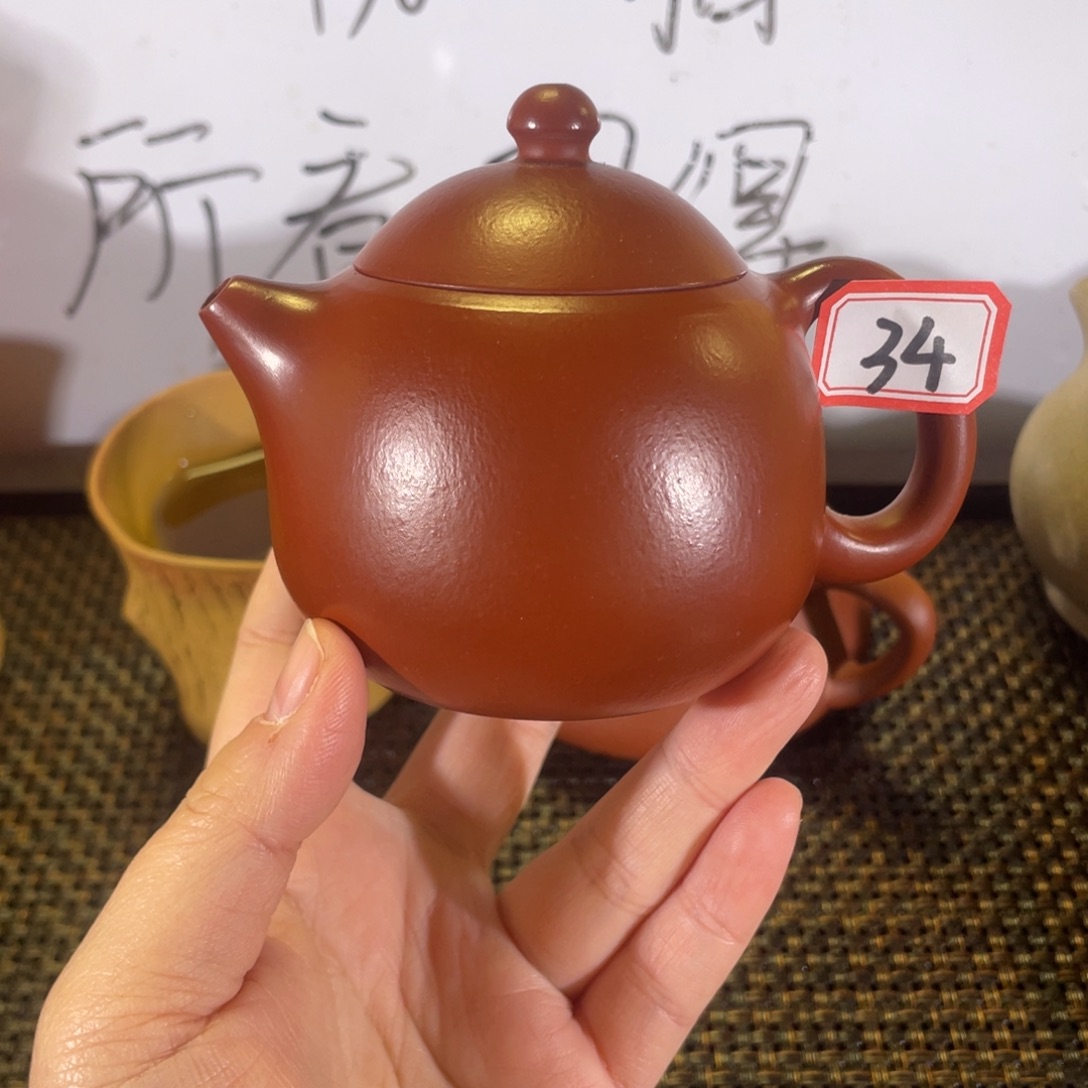 茶壶紫砂龙蛋全手