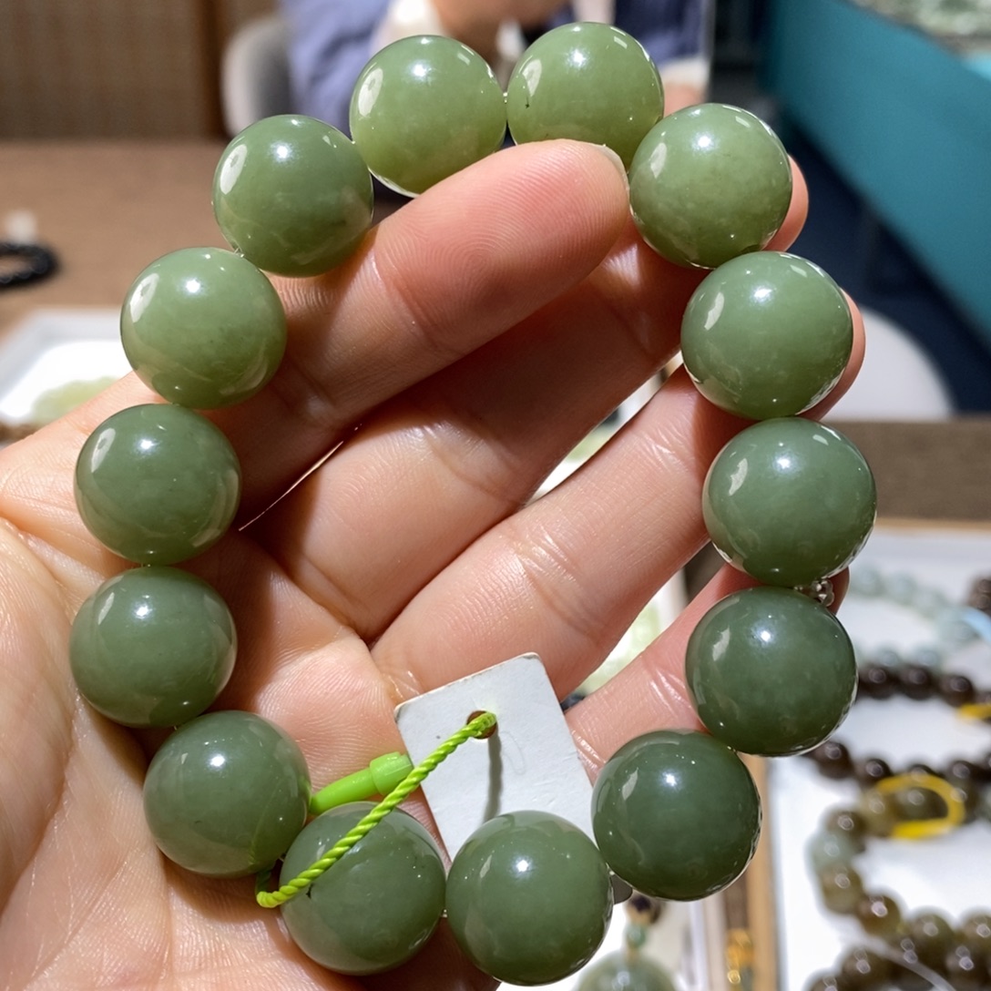 和田玉未镶嵌手链116