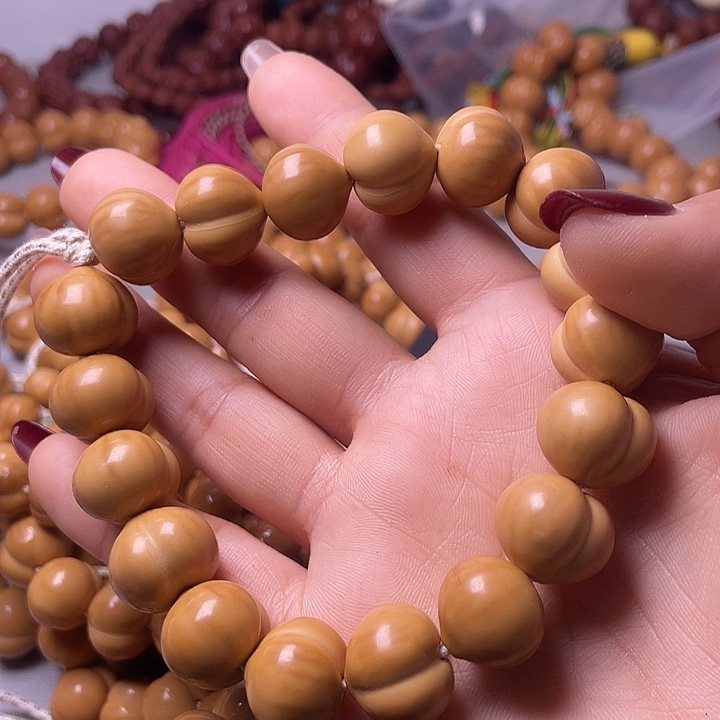 手串猴头核桃16尺寸镜面柯基屁桃手持全品无暇