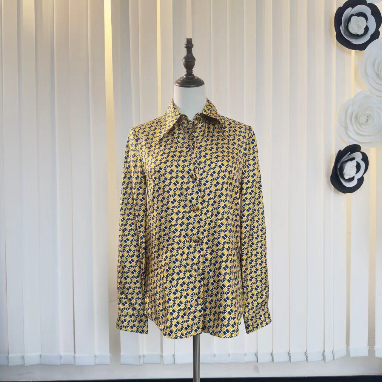 99新 GUCCI/古驰 海囤J/古驰衬衫/38码/HC79454