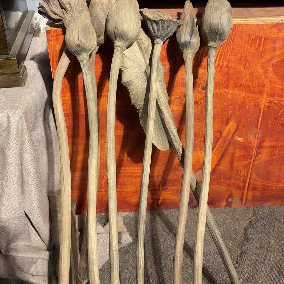 香榧木金丝楠木插花180一枝