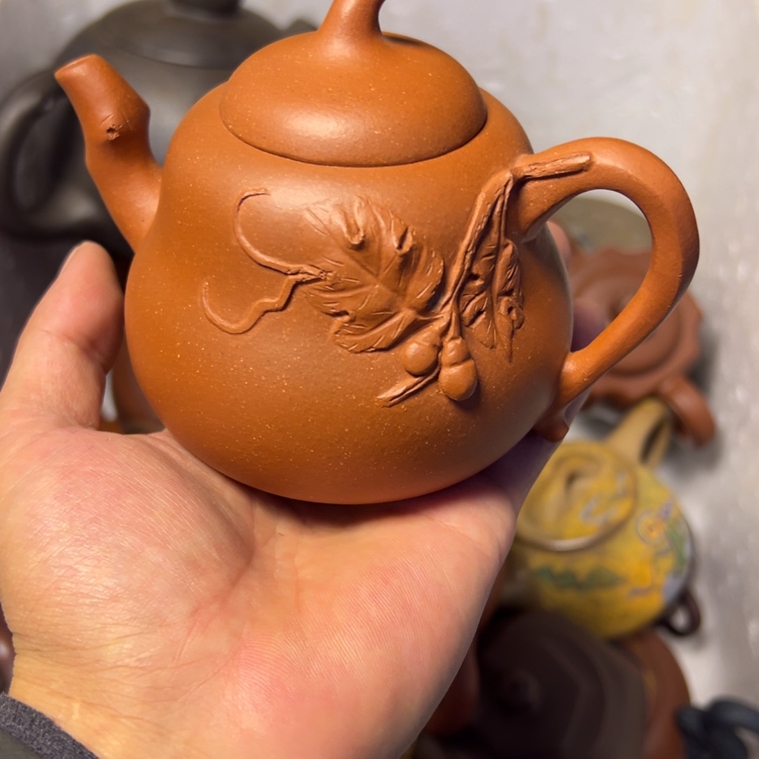 茶壶紫砂宜兴原矿紫砂壶300毫升容量