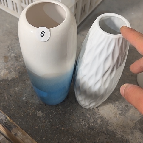 瓶瑕疵裂口6号组合24厘米花瓶