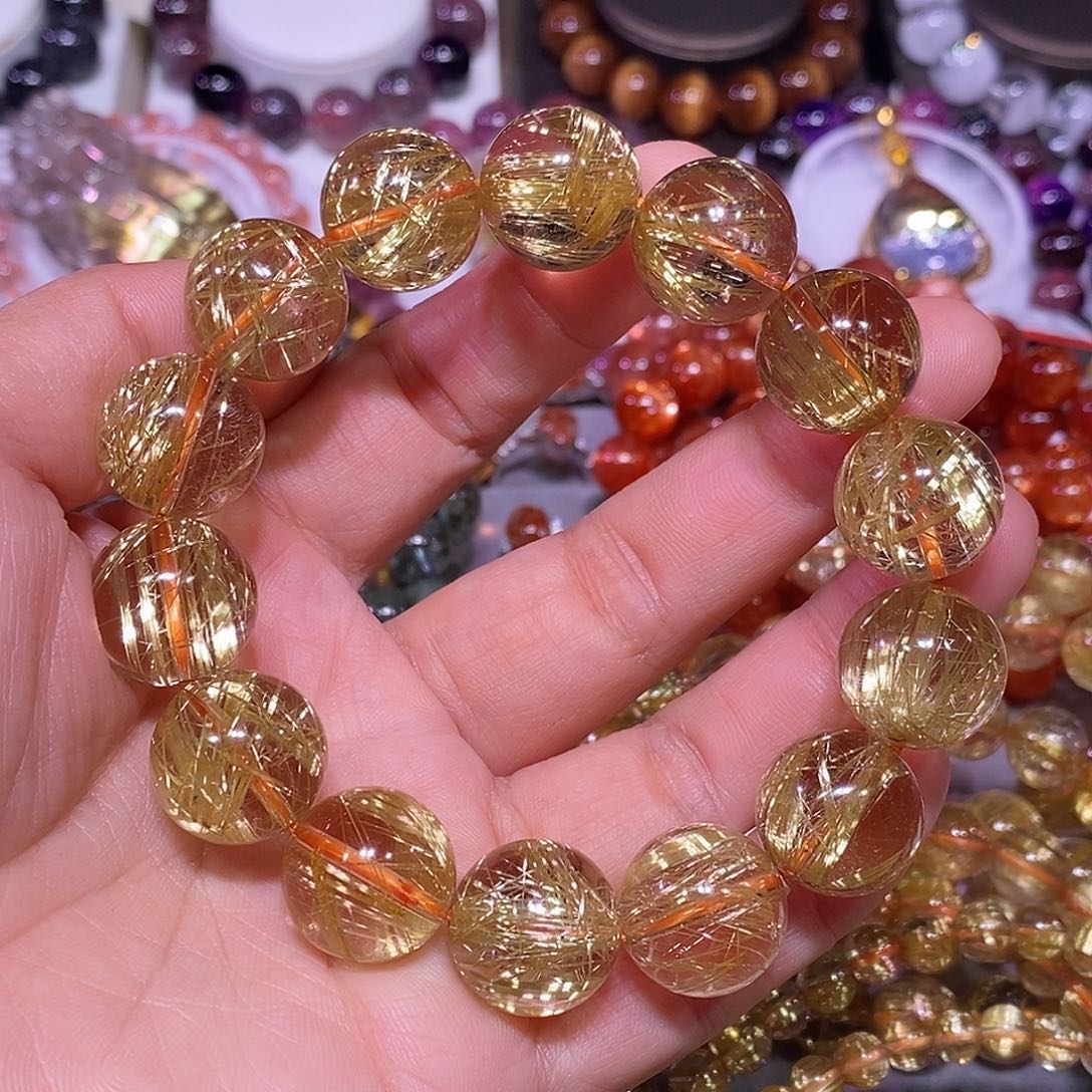 未镶嵌手链水晶金钛晶16