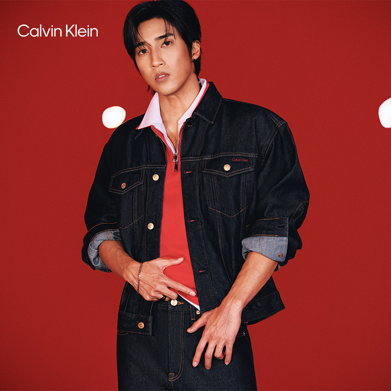 【圣诞礼盒马年系列】CK Jeans25秋冬新款男直筒裤 美式外套 棒球帽