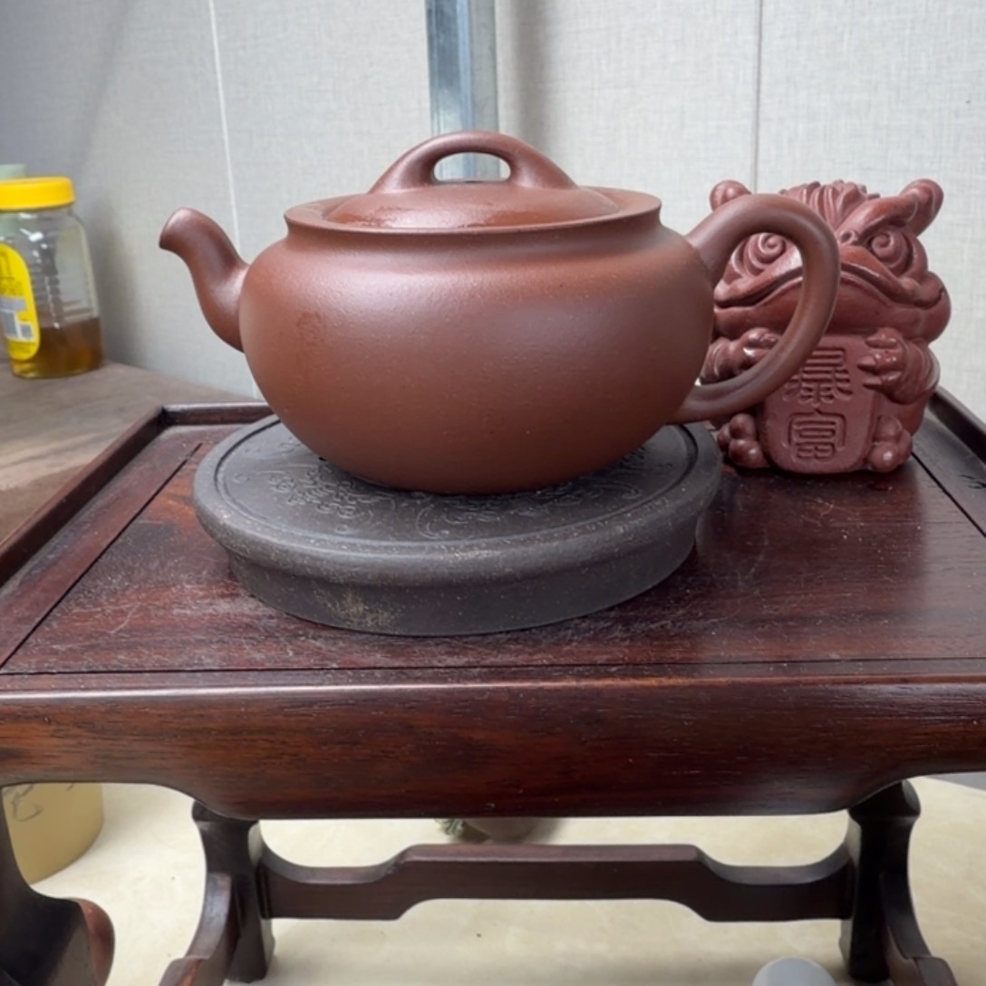 过桥卡盖壶150cc紫泥壶