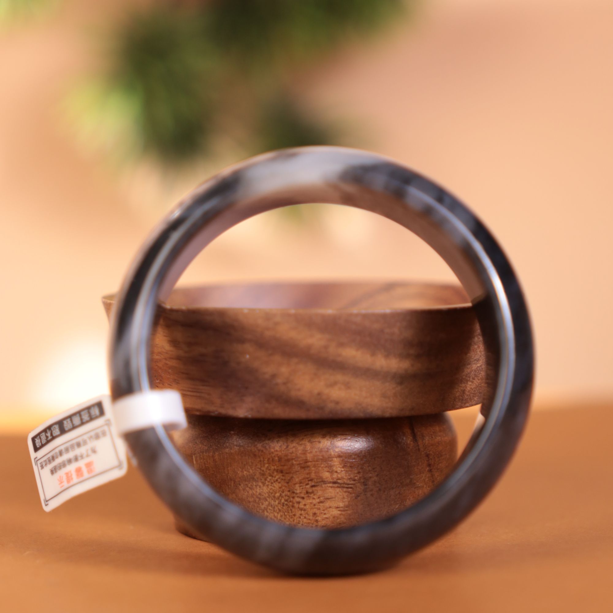 ZD358二十世纪和田玉青花手镯