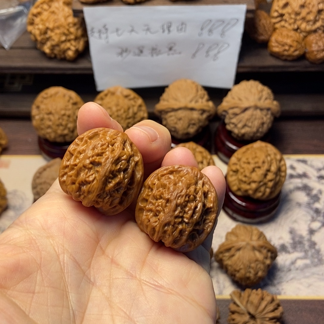 7***g把件文玩核桃全品手捻29