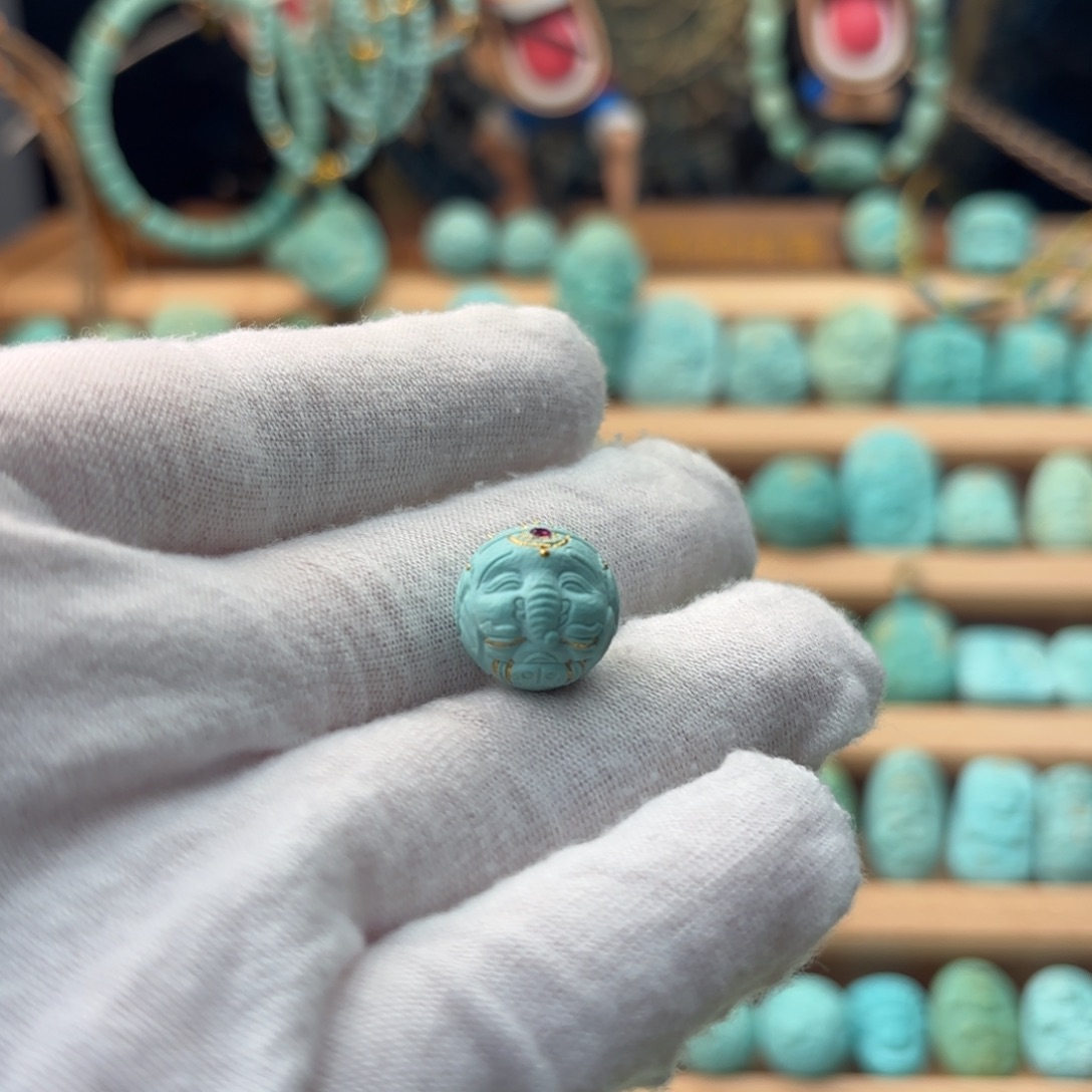 绿松石未镶嵌配饰