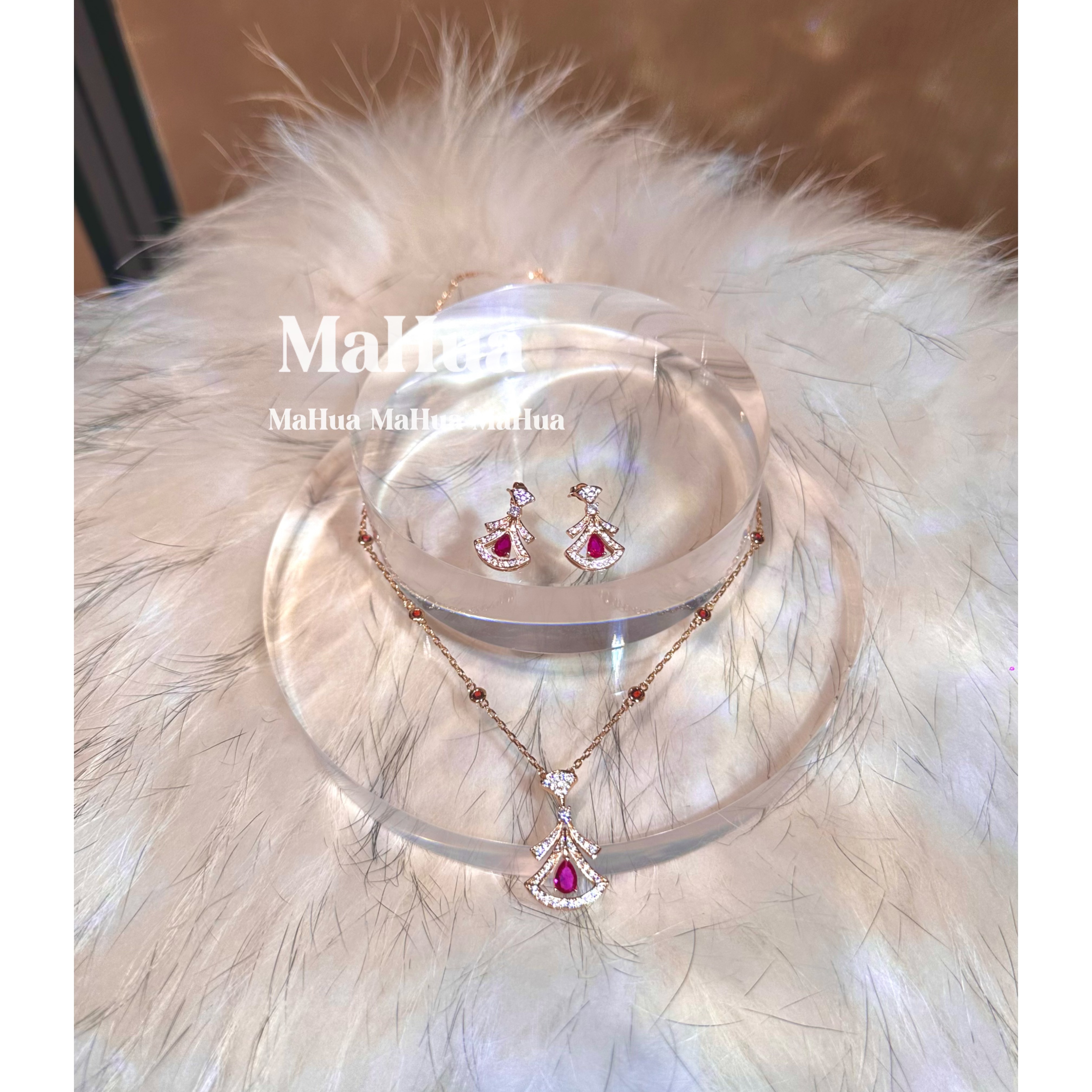 铜合金项链 P1299 裙摆项链