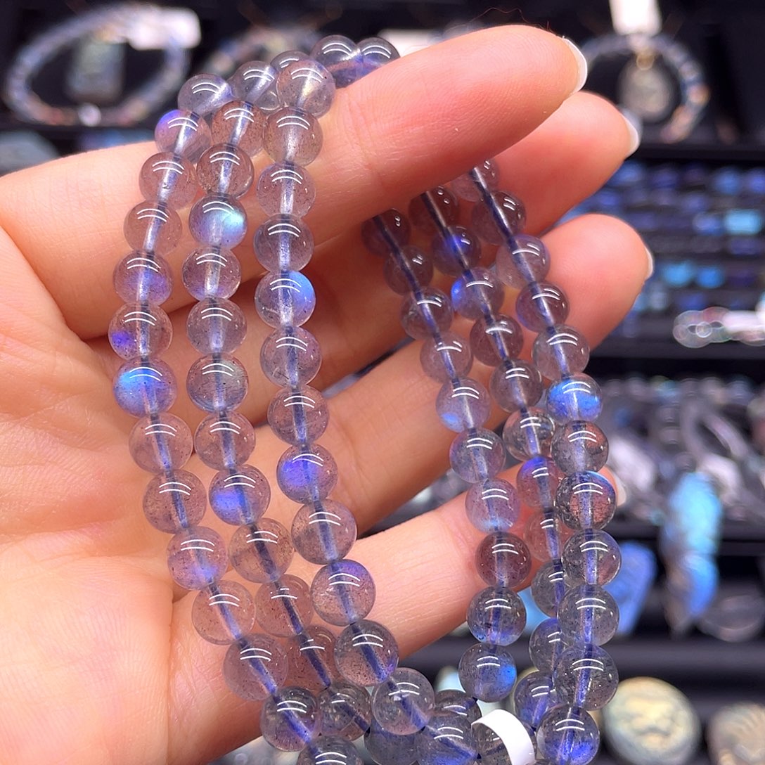 手串未镶嵌长石6.3左右