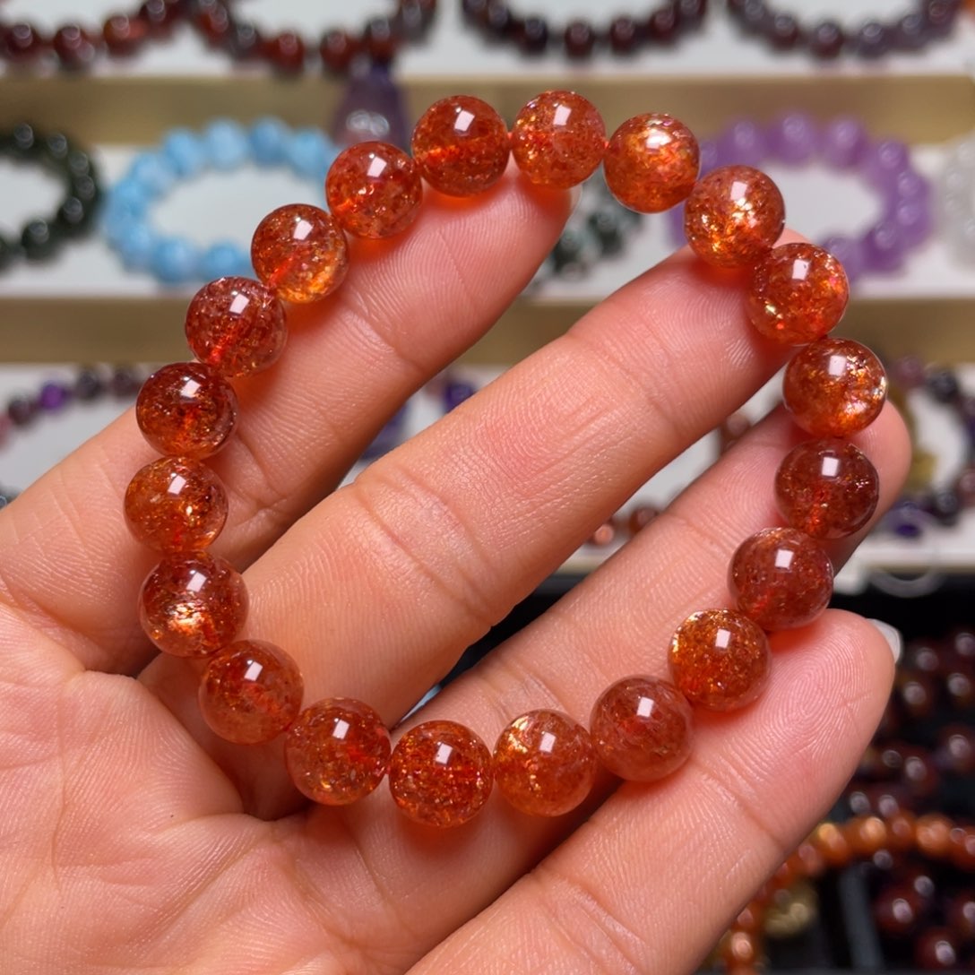 日光石手链未镶嵌金太阳