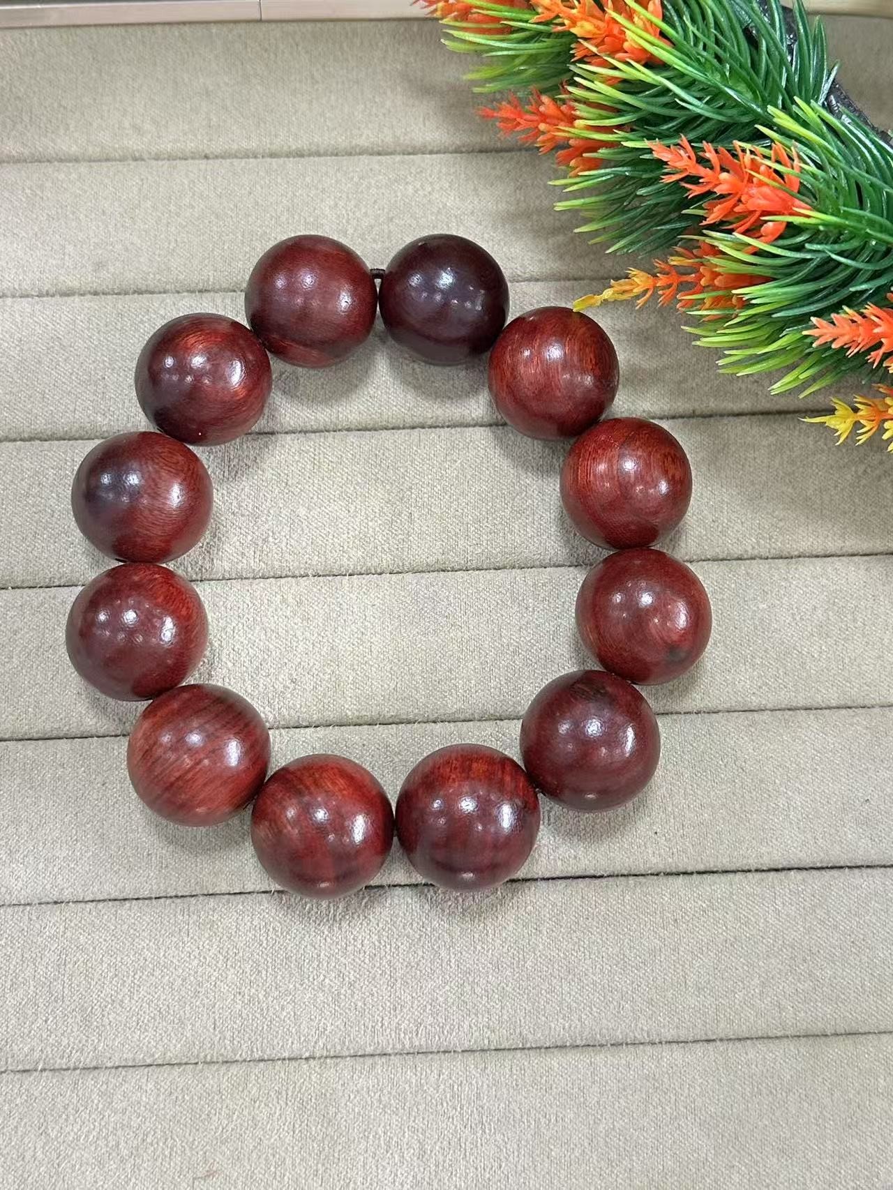 （至纯无量）A97 血纹陨木手串 多样性发其一