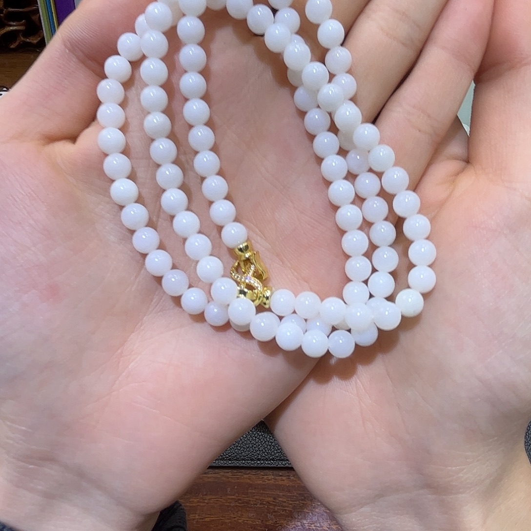 和田玉未镶嵌项链