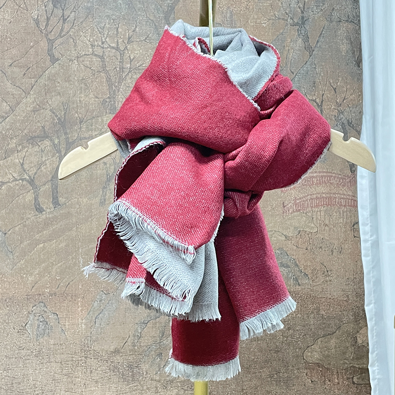 秋冬复古风围巾女百搭保暖舒适披肩 720*1850