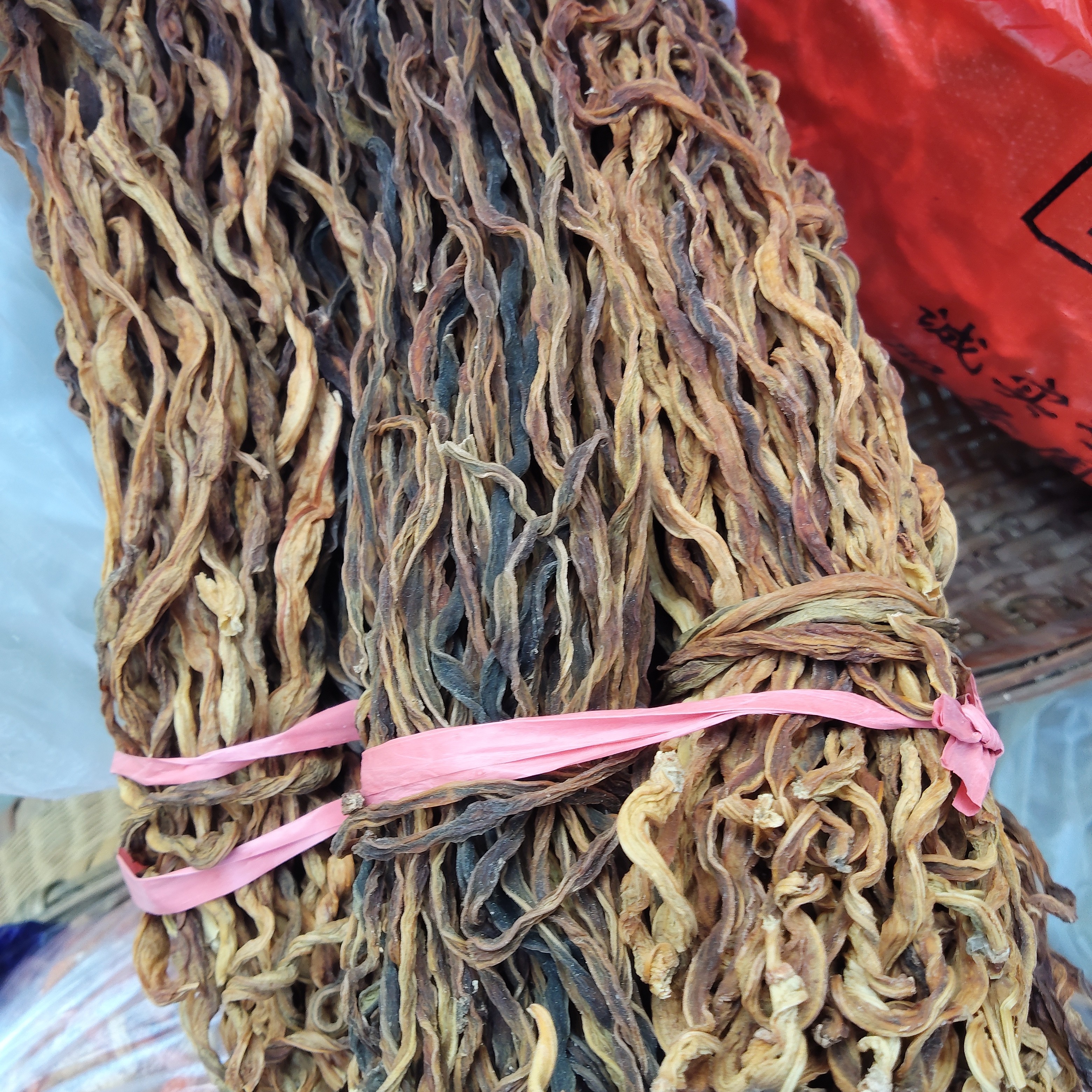 湘西农家自产自销本地干豆角无盐晒干老品种