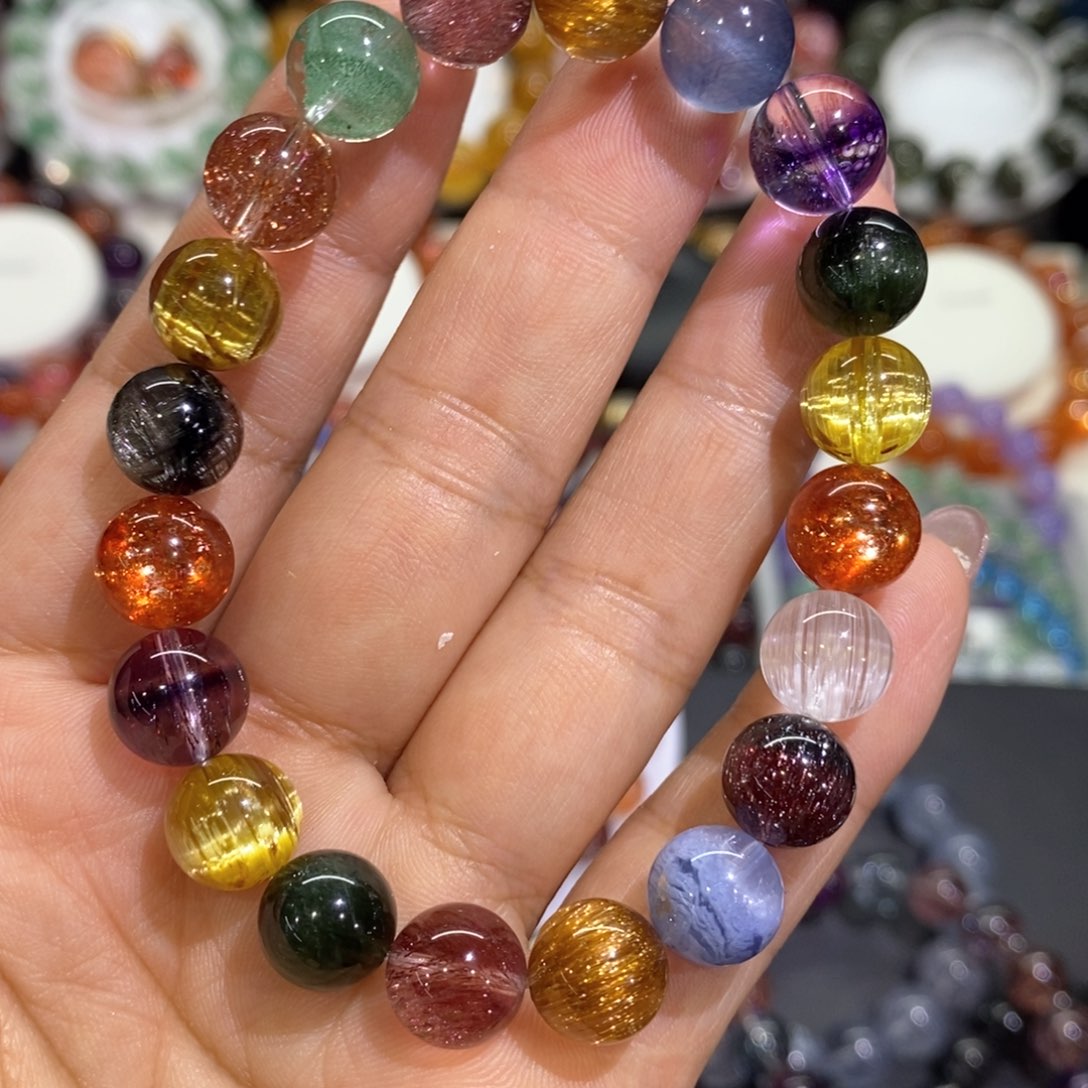 未镶嵌手链水晶多宝10