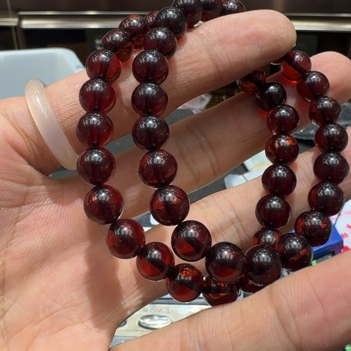 未镶嵌血珀手链天然血珀假一赔十