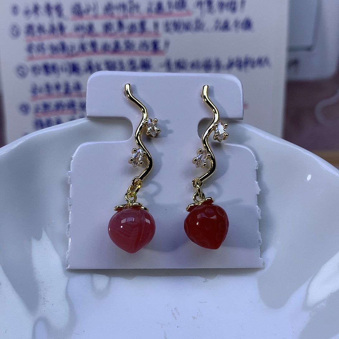 姗***姗非金属合金福利耳饰4598