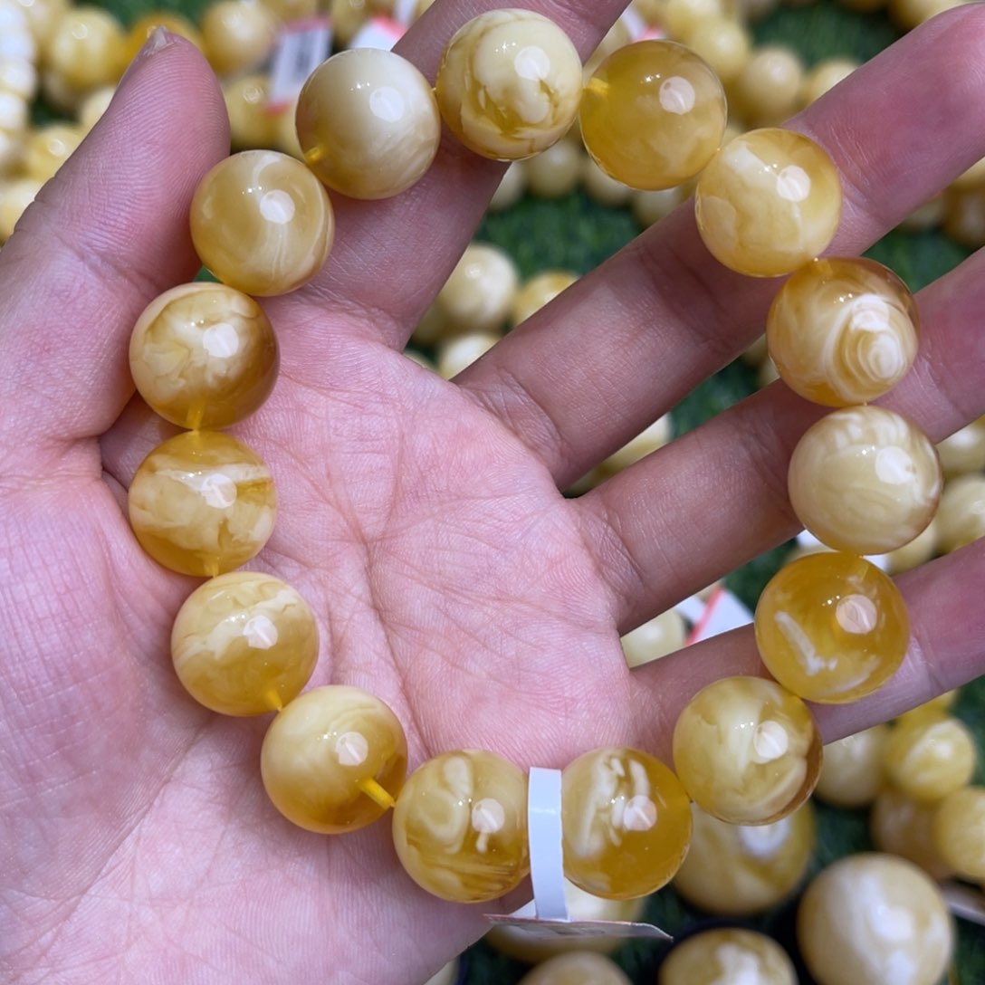 手链琥珀未镶嵌尺寸14.5