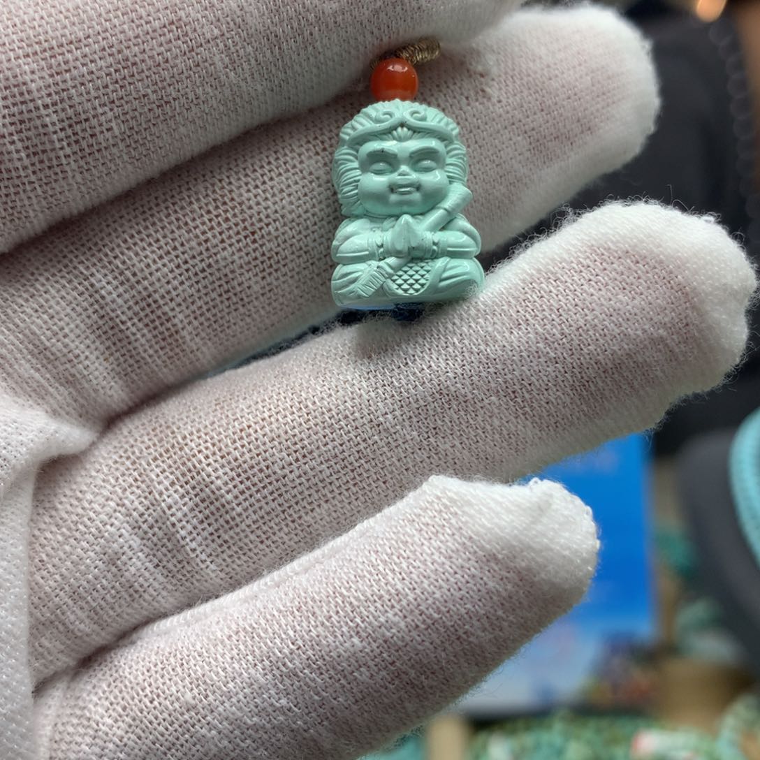 绿松石挂件未镶嵌