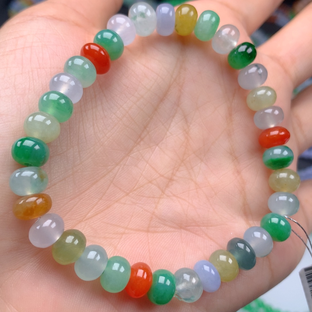 翡翠手链未镶嵌卡