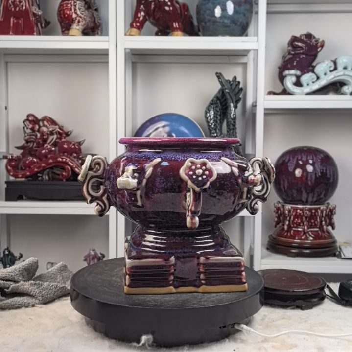 摆件神後鎮鈞瓷擺件