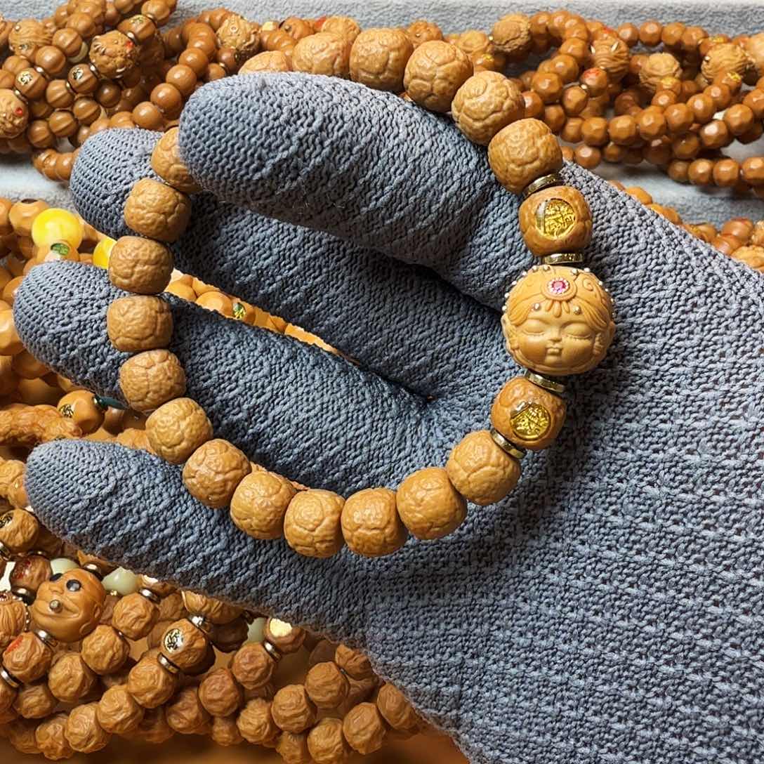 手串猴头核桃饕餮