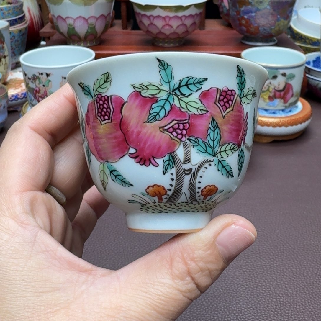 瓷片景德镇仿古手工制作精品展示