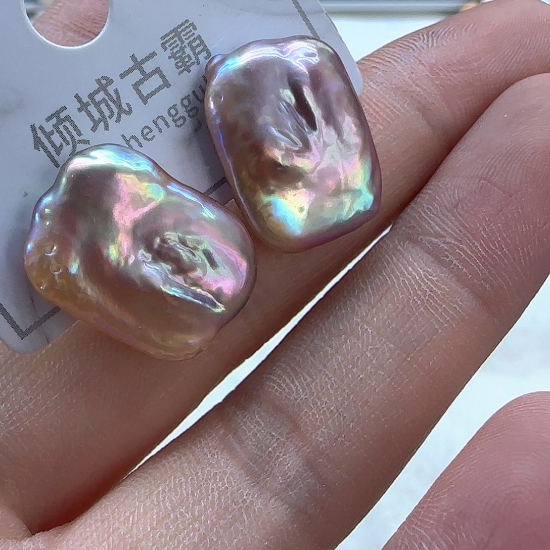 银S925镶嵌项链定制803淡水珍珠