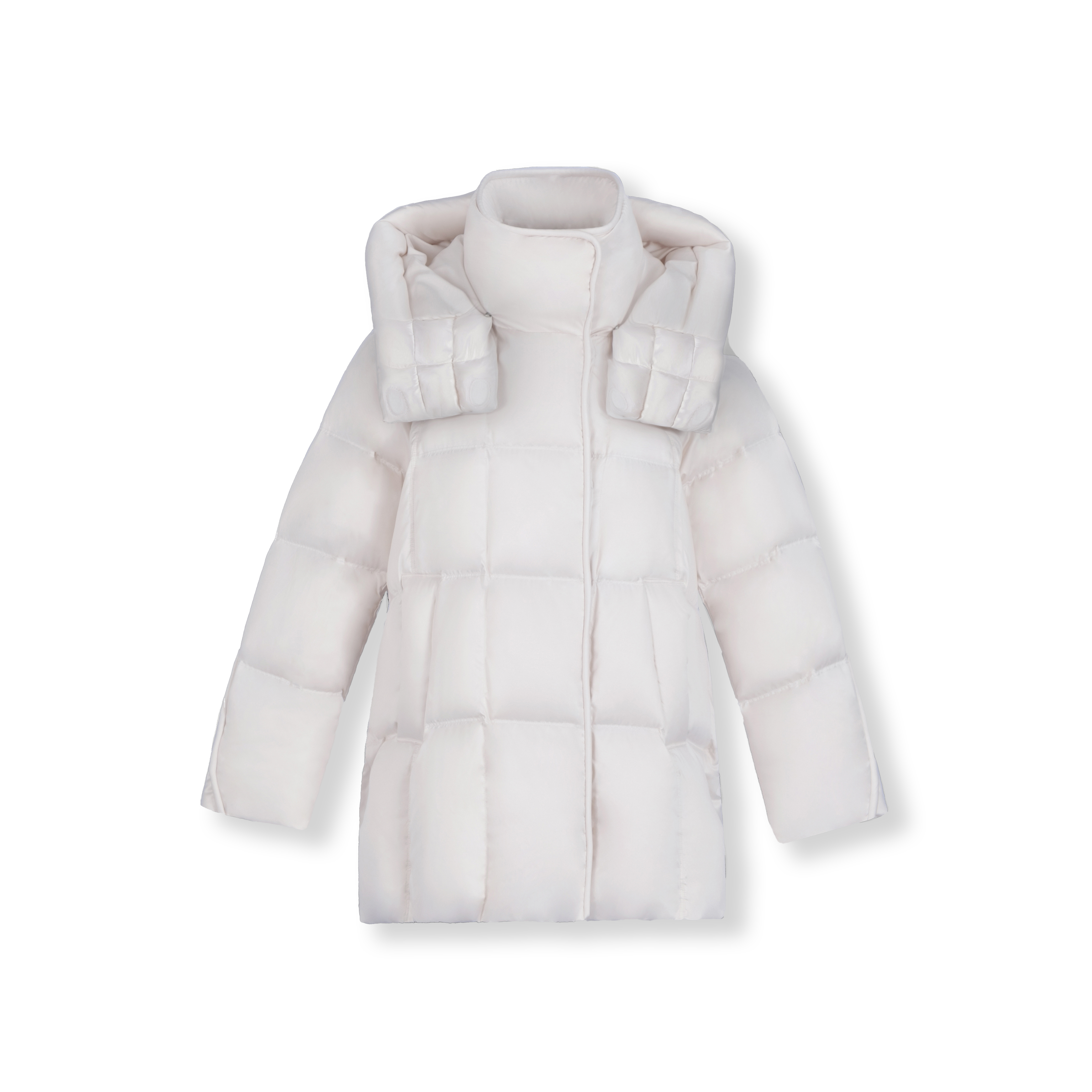 【孟琪专属】轻奢款时尚百搭95白鹅绒女士休闲鹅绒服DF7299