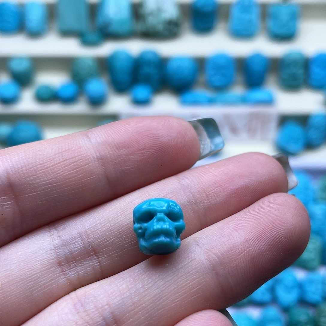 未镶嵌绿松石珠宝奇石