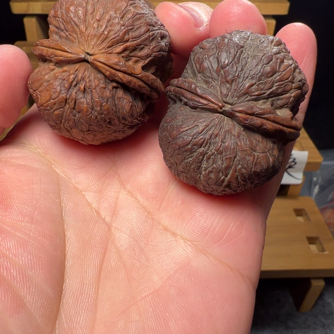 文玩核桃吊坠秦权43mm