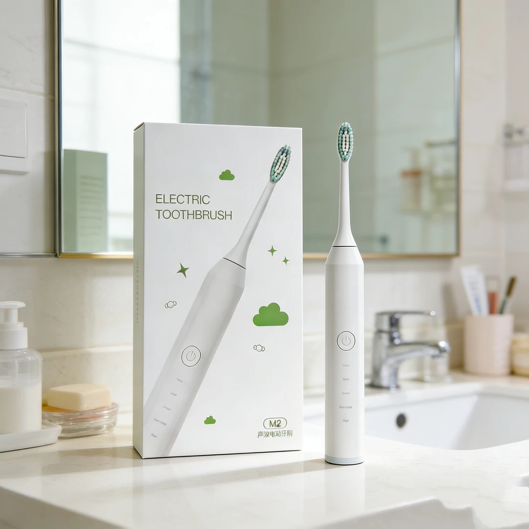新款全自动软毛防水声波震动家用电动牙刷