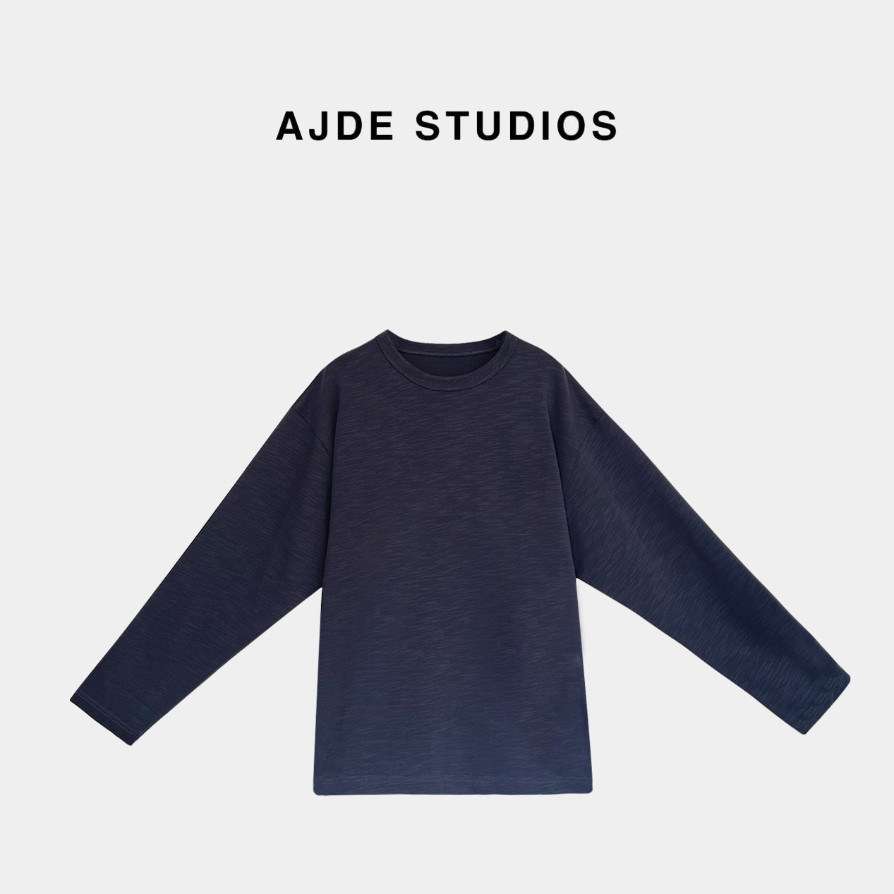 AJDE｜45蓝染口袋大T 01秋冬穿搭