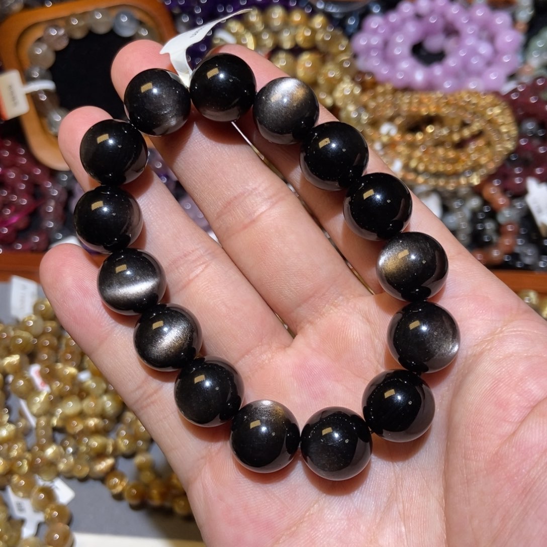 水晶手链未镶嵌小*?