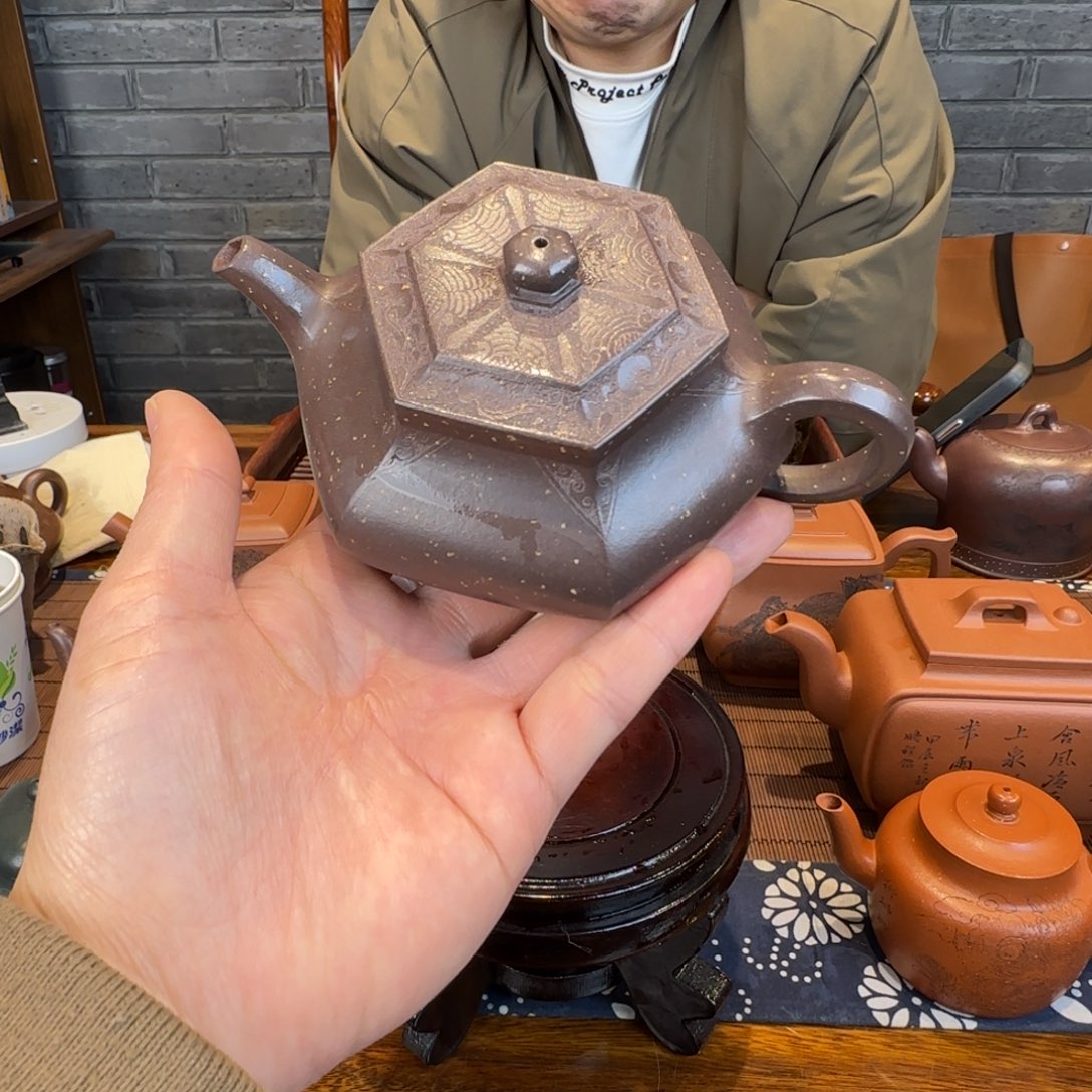紫砂茶壶胖***招宜兴紫砂壶