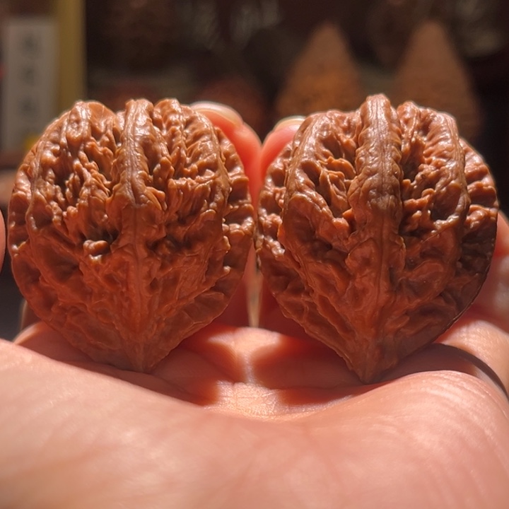 文玩核桃吊坠八棱小将军39