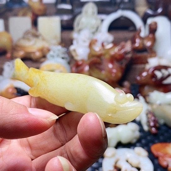 和田玉把件未镶嵌山