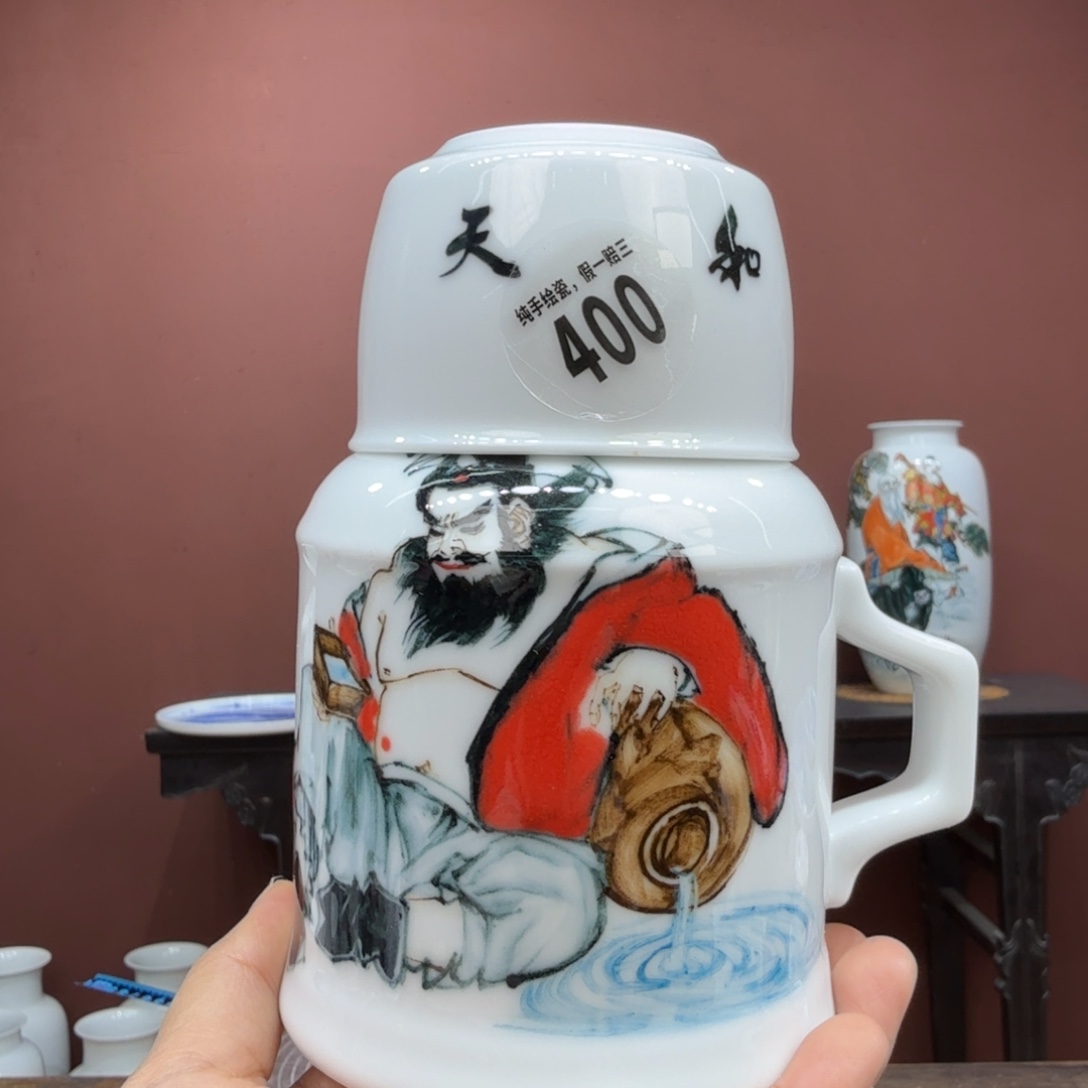 瓷摆件吴义松甄选陶瓷400