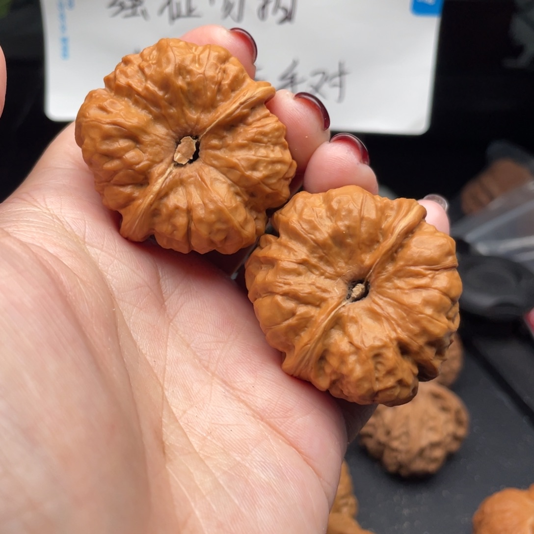 把件文玩核桃蛙蛙有修