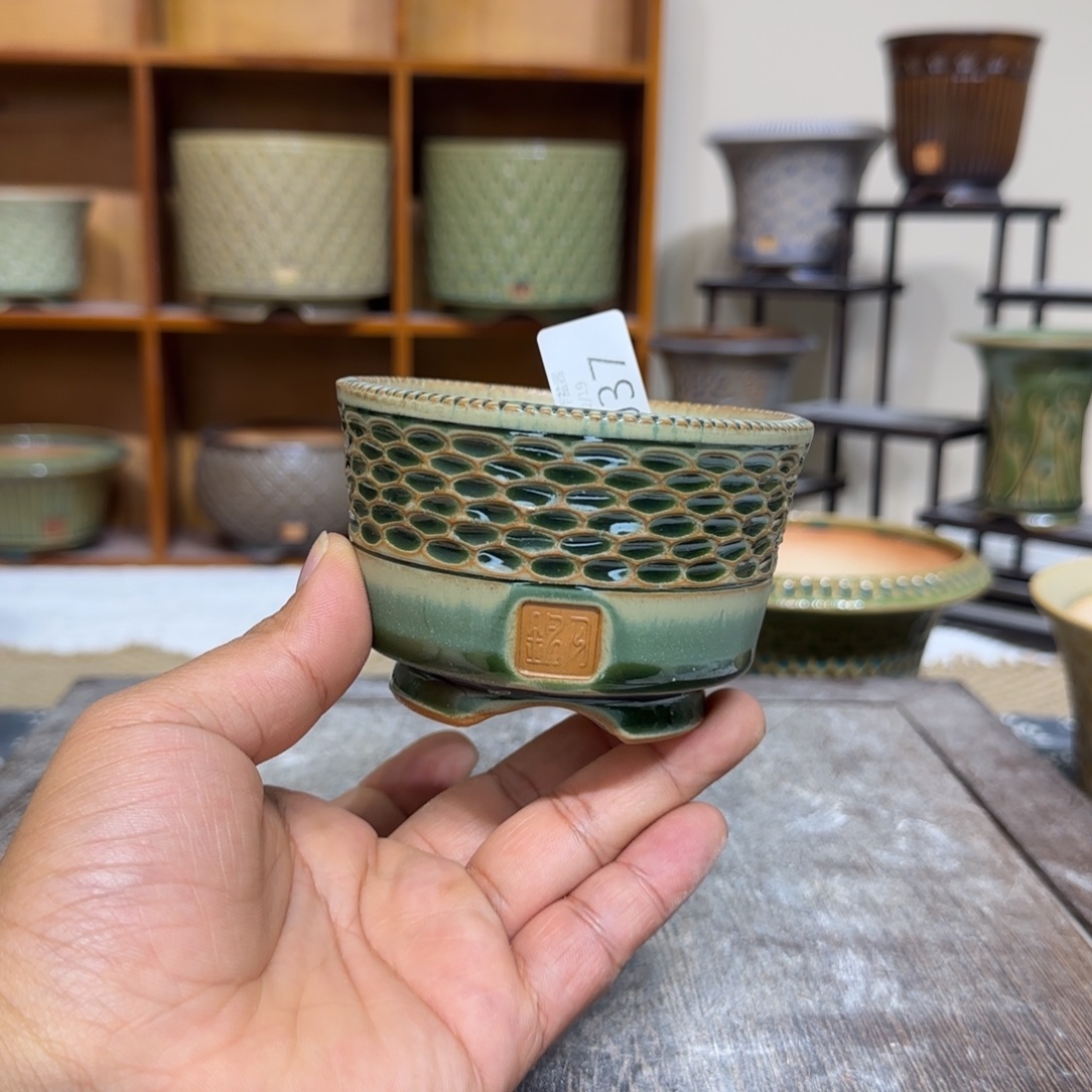 手工花盆 037 内口口径 8.5 cm 