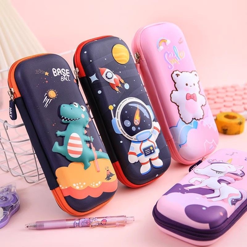 3D文具盒小学生铅笔袋儿童大容量笔袋幼儿园男生女孩可爱铅笔盒