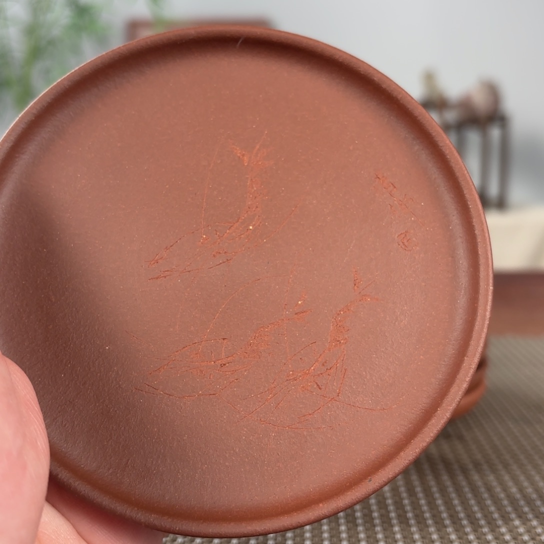 紫砂茶盘黄龙山原矿紫砂