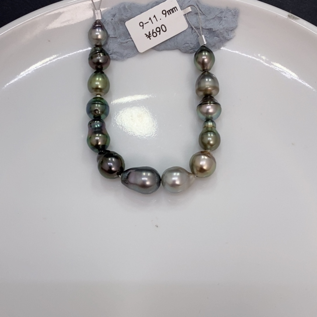 未镶嵌手绳海水珍珠J**y大溪地手链9-11.9刘