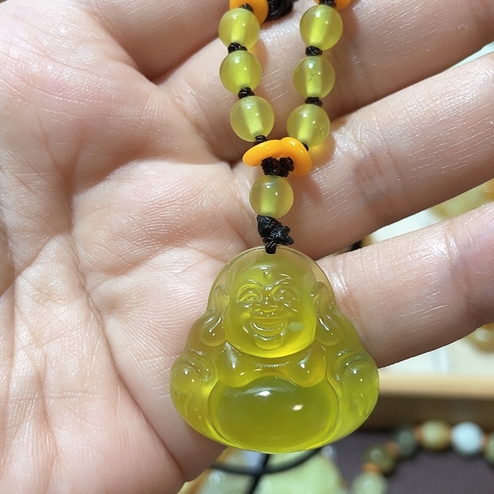 岫玉吊坠(不含链)未镶嵌微棉