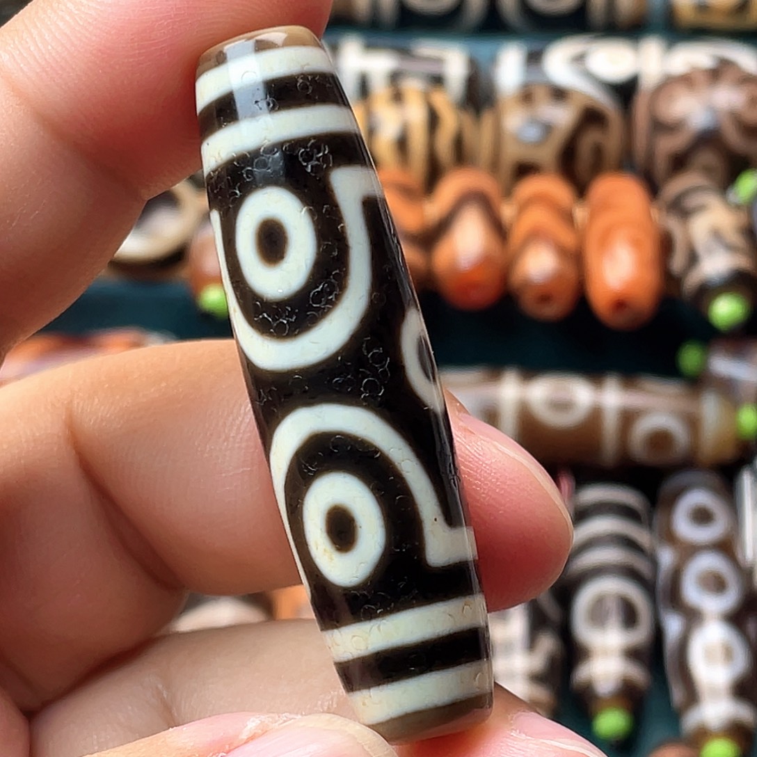 玛瑙/玉髓合金耳饰古法十字六