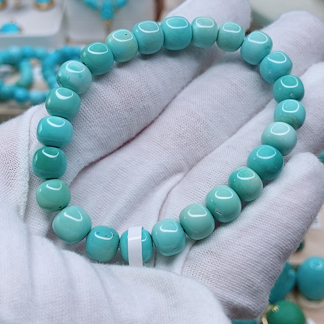 绿松石手串未镶嵌8m